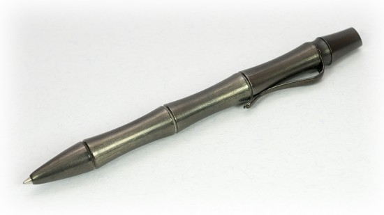 Ручка Сейто с имитацией растрескивания бамбука и в черном покрытии DLC 
