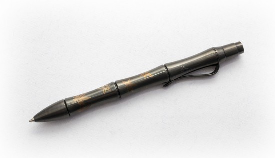 Ручка Сейто, авто, с гравировкой и черным покрытием