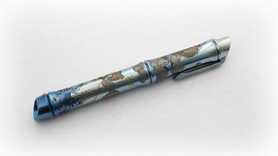 Ручка Хитори, гравировка Китайский дракон